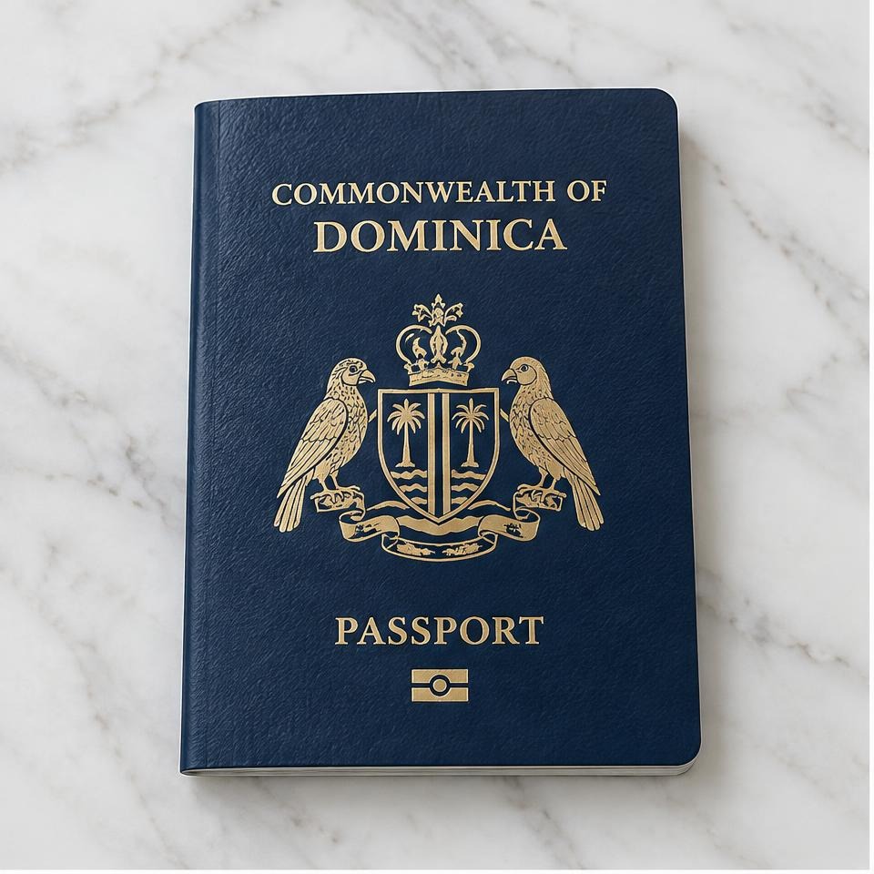 Commonwealth of Dominica passport cover